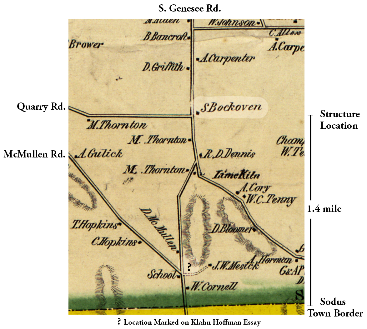 1853 Wayne County Sod-41 Excerpt Map